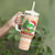 Crocodile Snappy Christmas Tumbler With Handle Cute Alligator Holiday Tree Cartoon Design - Wonder Print Shop