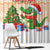 Crocodile Snappy Christmas Window Curtain Cute Alligator Holiday Tree Cartoon Design - Wonder Print Shop