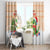 Crocodile Snappy Christmas Window Curtain Cute Alligator Holiday Tree Cartoon Design - Wonder Print Shop