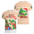 Crocodile Snappy Christmas Women V-Neck T-Shirt Cute Alligator Holiday Tree Cartoon Design - Wonder Print Shop