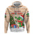 Crocodile Snappy Christmas Zip Hoodie Cute Alligator Holiday Tree Cartoon Design - Wonder Print Shop