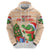 Crocodile Snappy Christmas Zip Hoodie Cute Alligator Holiday Tree Cartoon Design - Wonder Print Shop