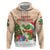 Crocodile Snappy Christmas Zip Hoodie Cute Alligator Holiday Tree Cartoon Design - Wonder Print Shop