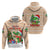 Crocodile Snappy Christmas Zip Hoodie Cute Alligator Holiday Tree Cartoon Design - Wonder Print Shop
