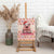 Moodeng Christmas Canvas Wall Art Cute Hippo Holiday with Pastel Floral Festive Vibes - Wonder Print Shop