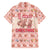 Moodeng Christmas Family Matching Off The Shoulder Long Sleeve Dress and Hawaiian Shirt Cute Hippo Holiday with Pastel Floral Festive Vibes - Wonder Print Shop