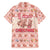 Moodeng Christmas Family Matching Off Shoulder Maxi Dress and Hawaiian Shirt Cute Hippo Holiday with Pastel Floral Festive Vibes - Wonder Print Shop