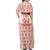 Moodeng Christmas Family Matching Off Shoulder Maxi Dress and Hawaiian Shirt Cute Hippo Holiday with Pastel Floral Festive Vibes - Wonder Print Shop