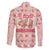 Moodeng Christmas Family Matching Off Shoulder Short Dress and Hawaiian Shirt Cute Hippo Holiday with Pastel Floral Festive Vibes - Wonder Print Shop