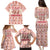 Moodeng Christmas Family Matching Puletasi and Hawaiian Shirt Cute Hippo Holiday with Pastel Floral Festive Vibes - Wonder Print Shop