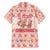 Moodeng Christmas Family Matching Short Sleeve Bodycon Dress and Hawaiian Shirt Cute Hippo Holiday with Pastel Floral Festive Vibes - Wonder Print Shop