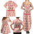 Moodeng Christmas Family Matching Summer Maxi Dress and Hawaiian Shirt Cute Hippo Holiday with Pastel Floral Festive Vibes - Wonder Print Shop