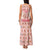 Moodeng Christmas Family Matching Tank Maxi Dress and Hawaiian Shirt Cute Hippo Holiday with Pastel Floral Festive Vibes - Wonder Print Shop