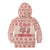 Moodeng Christmas Kid Hoodie Cute Hippo Holiday with Pastel Floral Festive Vibes - Wonder Print Shop