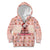 Moodeng Christmas Kid Hoodie Cute Hippo Holiday with Pastel Floral Festive Vibes - Wonder Print Shop