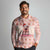 Moodeng Christmas Long Sleeve Polo Shirt Cute Hippo Holiday with Pastel Floral Festive Vibes - Wonder Print Shop