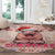 Moodeng Christmas Round Carpet Cute Hippo Holiday with Pastel Floral Festive Vibes - Wonder Print Shop