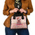 Moodeng Christmas Shoulder Handbag Cute Hippo Holiday with Pastel Floral Festive Vibes - Wonder Print Shop