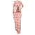 Moodeng Christmas Tank Maxi Dress Cute Hippo Holiday with Pastel Floral Festive Vibes - Wonder Print Shop