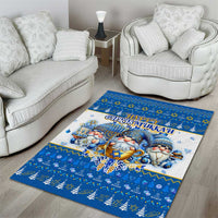Happy Chrismukkah Area Rug Gnome Funny Hanukkah Christmas Mashup - Wonder Print Shop