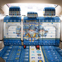 Happy Chrismukkah Back Car Seat Cover Gnome Funny Hanukkah Christmas Mashup - Wonder Print Shop