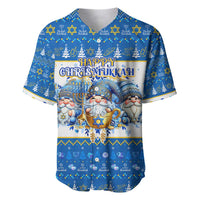 Happy Chrismukkah Baseball Jersey Gnome Funny Hanukkah Christmas Mashup - Wonder Print Shop
