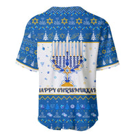 Happy Chrismukkah Baseball Jersey Gnome Funny Hanukkah Christmas Mashup - Wonder Print Shop