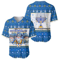 Happy Chrismukkah Baseball Jersey Gnome Funny Hanukkah Christmas Mashup - Wonder Print Shop