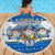 Happy Chrismukkah Beach Blanket Gnome Funny Hanukkah Christmas Mashup - Wonder Print Shop