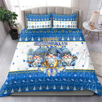 Happy Chrismukkah Bedding Set Gnome Funny Hanukkah Christmas Mashup - Wonder Print Shop