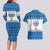 Happy Chrismukkah Couples Matching Long Sleeve Bodycon Dress and Hawaiian Shirt Gnome Funny Hanukkah Christmas Mashup - Wonder Print Shop