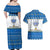 Happy Chrismukkah Couples Matching Off Shoulder Maxi Dress and Hawaiian Shirt Gnome Funny Hanukkah Christmas Mashup - Wonder Print Shop