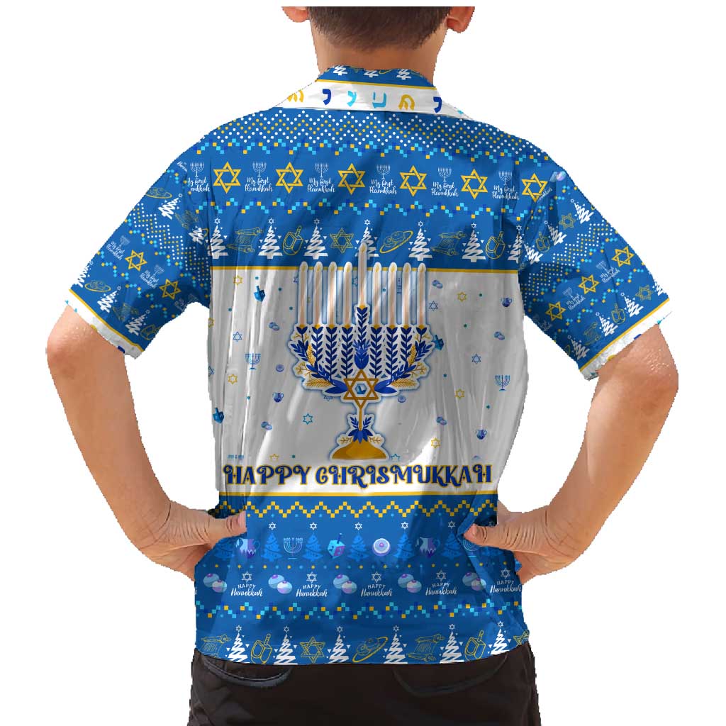 Happy Chrismukkah Family Matching Mermaid Dress and Hawaiian Shirt Gnome Funny Hanukkah Christmas Mashup - Wonder Print Shop