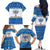 Happy Chrismukkah Family Matching Off The Shoulder Long Sleeve Dress and Hawaiian Shirt Gnome Funny Hanukkah Christmas Mashup - Wonder Print Shop