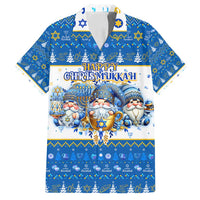 Happy Chrismukkah Family Matching Off Shoulder Maxi Dress and Hawaiian Shirt Gnome Funny Hanukkah Christmas Mashup - Wonder Print Shop
