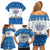 Happy Chrismukkah Family Matching Off Shoulder Short Dress and Hawaiian Shirt Gnome Funny Hanukkah Christmas Mashup - Wonder Print Shop