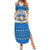 Happy Chrismukkah Family Matching Summer Maxi Dress and Hawaiian Shirt Gnome Funny Hanukkah Christmas Mashup - Wonder Print Shop
