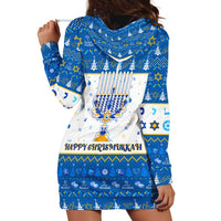Happy Chrismukkah Hoodie Dress Gnome Funny Hanukkah Christmas Mashup - Wonder Print Shop