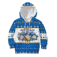 Happy Chrismukkah Kid Hoodie Gnome Funny Hanukkah Christmas Mashup - Wonder Print Shop