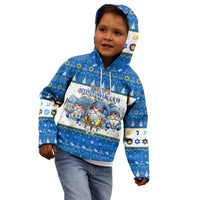Happy Chrismukkah Kid Hoodie Gnome Funny Hanukkah Christmas Mashup - Wonder Print Shop