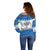 Happy Chrismukkah Off Shoulder Sweater Gnome Funny Hanukkah Christmas Mashup - Wonder Print Shop