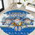 Happy Chrismukkah Round Carpet Gnome Funny Hanukkah Christmas Mashup - Wonder Print Shop