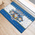 Happy Chrismukkah Rubber Doormat Gnome Funny Hanukkah Christmas Mashup - Wonder Print Shop