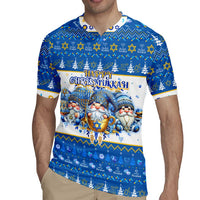 Happy Chrismukkah Rugby Jersey Gnome Funny Hanukkah Christmas Mashup - Wonder Print Shop
