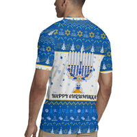 Happy Chrismukkah Rugby Jersey Gnome Funny Hanukkah Christmas Mashup - Wonder Print Shop
