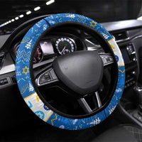 Happy Chrismukkah Steering Wheel Cover Gnome Funny Hanukkah Christmas Mashup - Wonder Print Shop