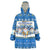 Happy Chrismukkah Wearable Blanket Hoodie Gnome Funny Hanukkah Christmas Mashup - Wonder Print Shop