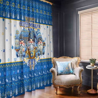 Happy Chrismukkah Window Curtain Gnome Funny Hanukkah Christmas Mashup - Wonder Print Shop