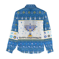 Happy Chrismukkah Women Casual Shirt Gnome Funny Hanukkah Christmas Mashup - Wonder Print Shop