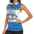 Happy Chrismukkah Women Sleeveless Polo Shirt Gnome Funny Hanukkah Christmas Mashup - Wonder Print Shop